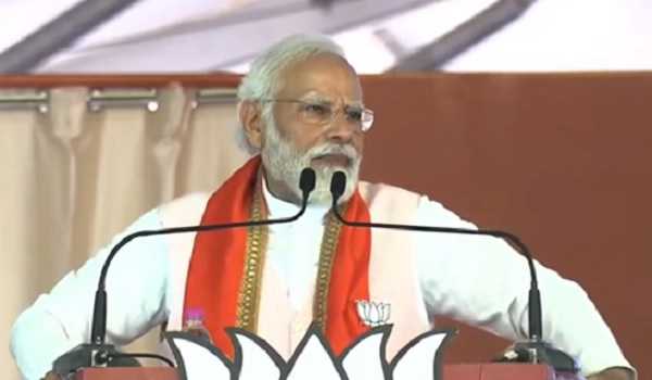 Cong wants to make Karnataka No 1 ATM for its Shahi Parivar: PM