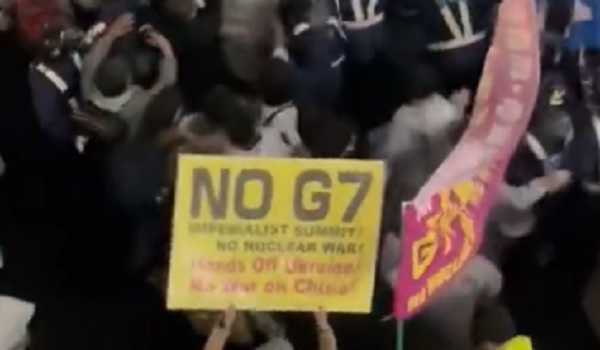 Demonstrations, protests taking place in Japan’s Hiroshima as G7 summit kicks off