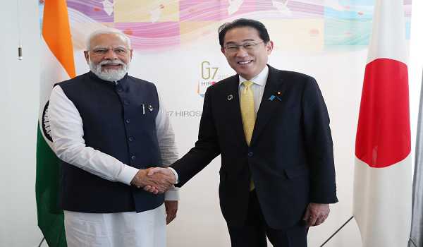 PM Modi holds bilateral with Japanese PM Kishida in Hiroshima