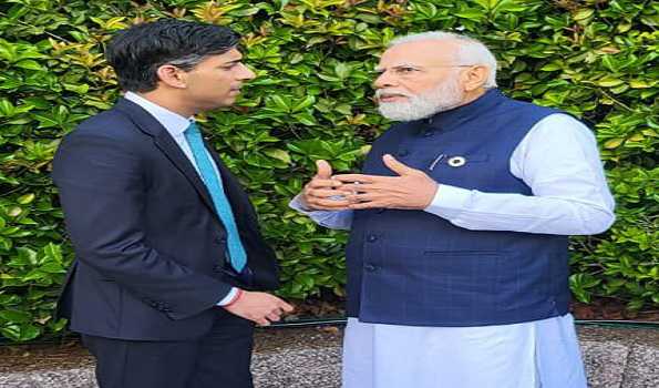 PM Modi meets UK PM Rishi Sunak, Brazilian President on G7 sidelines