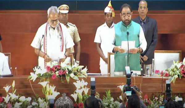 Three members sworn in as cabinet ministers in Odisha