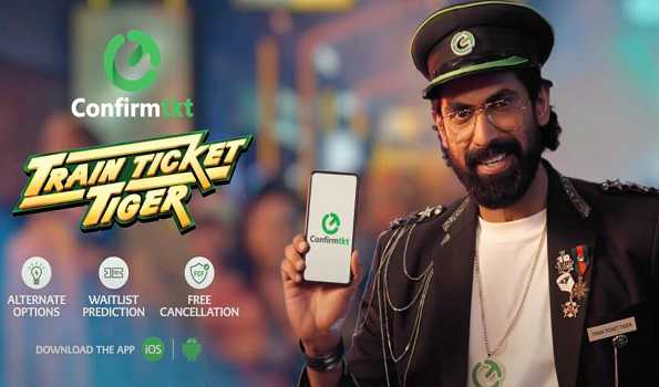 Confirmtkt ropes in Rana Daggubati for its maiden brand campaign ‘TrainTicketTiger’