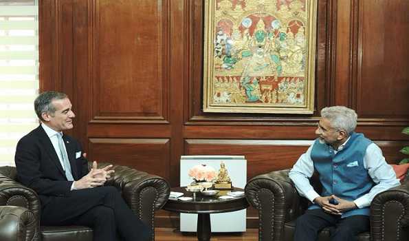 EAM Jaishankar, US Ambassador Garcetti discuss bilateral ties, Quad