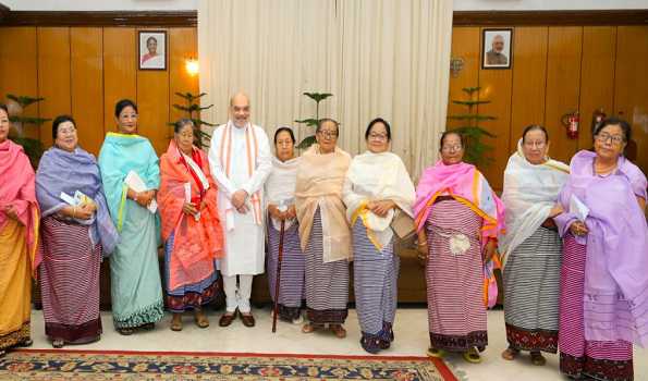 Civil societies of Manipur assure peace : Amit Shah