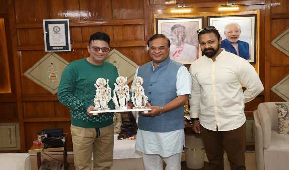 ‘Adipurush’: Bhushan Kumar-Devdatta Nage meet Assam CM