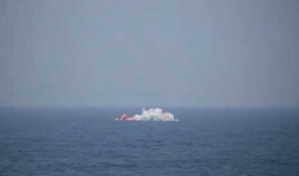 Indian Navy’s heavyweight torpedo successfully destroys underwater target