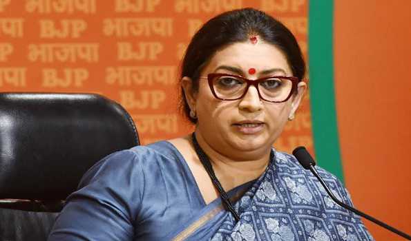 Women are safe under Modi-led govt: Smriti Irani