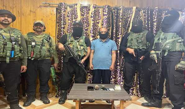 LeT associate arrested in Bandipora, 2 Chinese grenades recovered