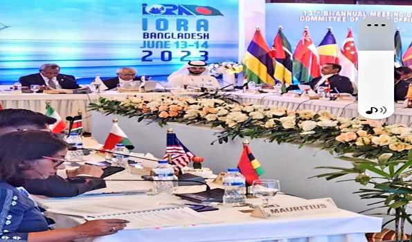 IORA Committee of Senior Officials’ meeting kicked off at Sylhet in B’desh