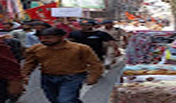Massive procession by Hindu orgs at Hamirpur against Chamba incident