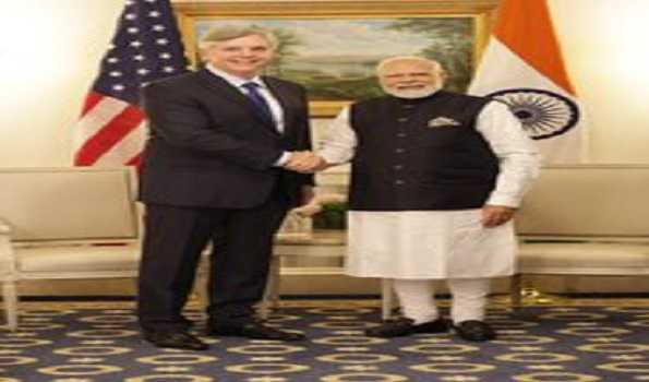 PM Modi holds talks with CEOs of GE, Micron, Applied Materials
