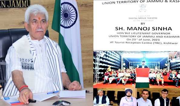 J&K witnessing new era of peace, development in Amrit Kaal: LG Sinha