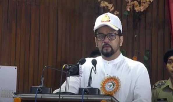 Anurag Thakur inaugurates BSF Hockey Turf ground at Jalandhar