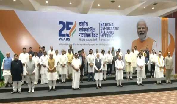 NDA meeting begins in Delhi to chalk out 2024 Lok Sabha poll strategy