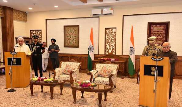 B R Sharma sworn in as State Election Commissioner of UT J&K