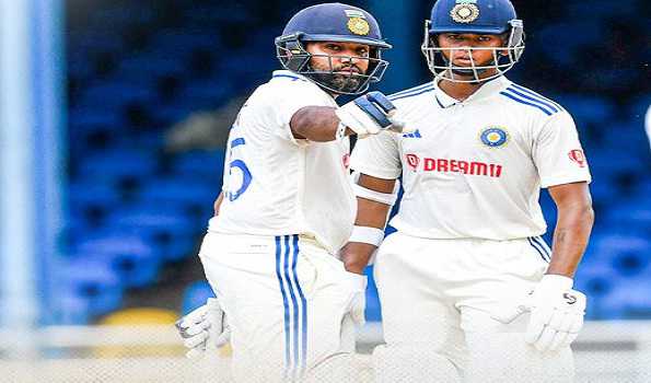 Trinidad test: After Rohit-Jaiswal opening century stand, Virat and Jadeja consolidate