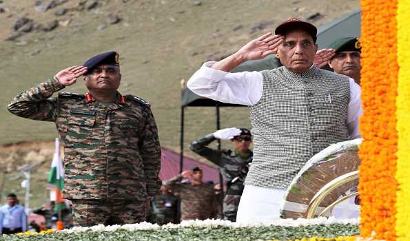 Indian Army can cross LoC for honour of nation: Rajnath Singh
