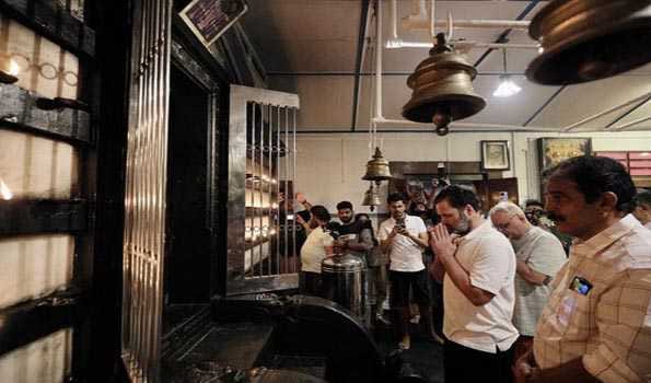 Rahul Gandhi visits temple, witnesses Kathakali arts form at Malappuram