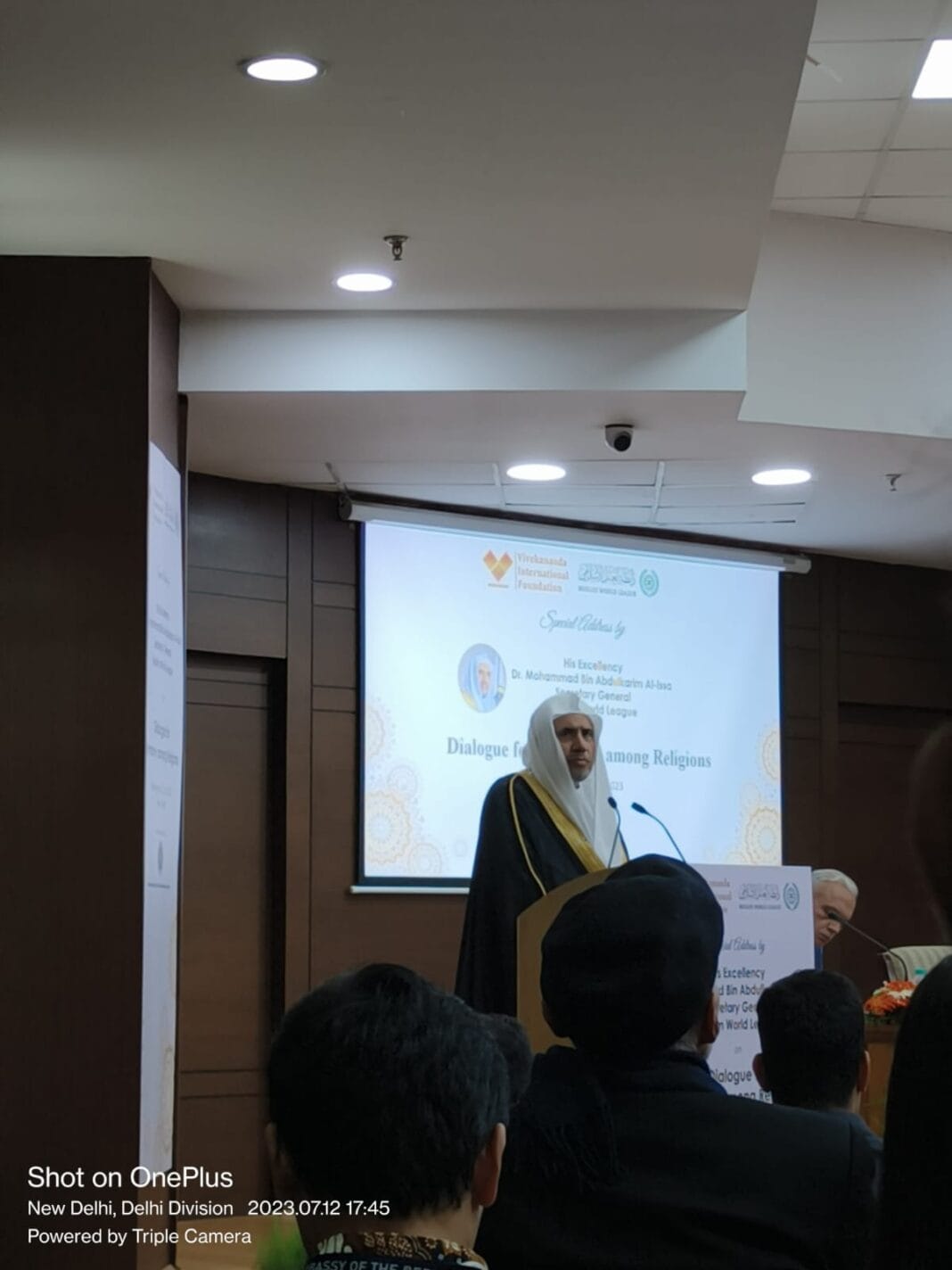 I am deeply influenced by the religious harmony seen among Indians: Muslim World League Chief