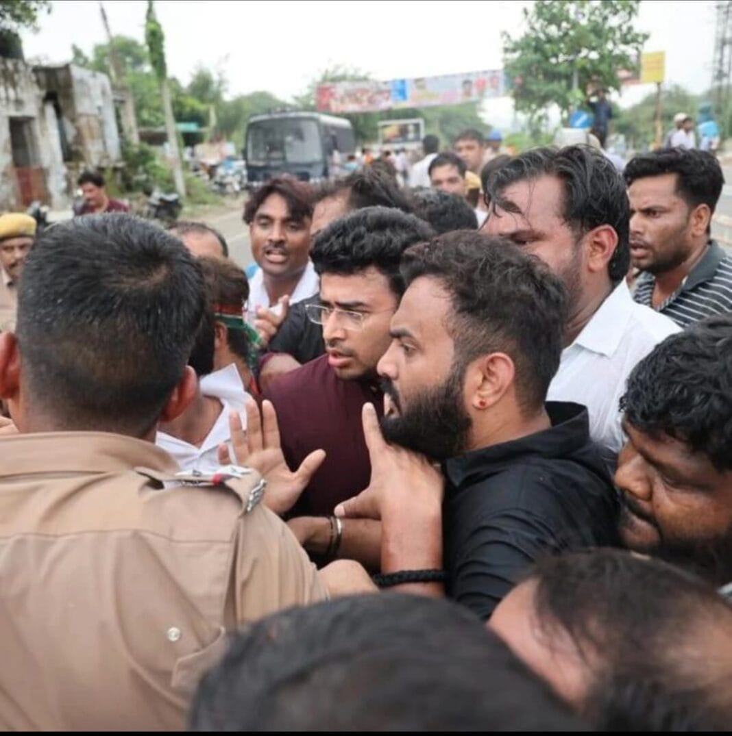 BJYM, ABVP protest in Ajmer, Jaipur, police lathi-charge protestors