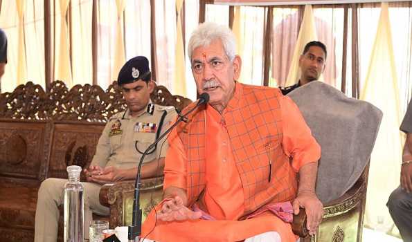 1.27 crore tourists visited J&K this year so far: LG Sinha