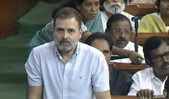No confidence motion : BJP-led govt murdered voice of people in Manipur: Rahul in LS