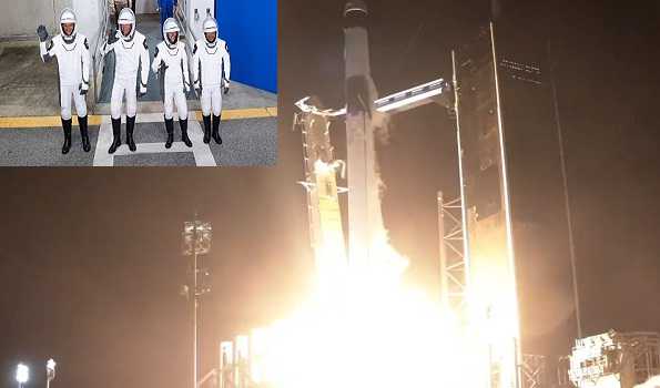 NASA Launches SpaceX Crew-7 Mission to ISS