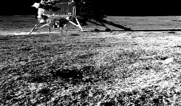 Chandrayaan-3 Mission: Pragyan Rover clicks image of Vikram Lander in moon