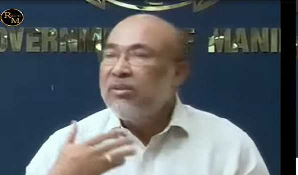 Manipur CM condemns EGI report on crisis, FIR lodged