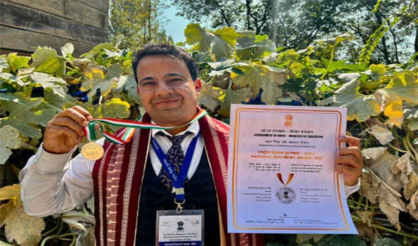 National Award winner Teacher get his school in far-off village in national limelight