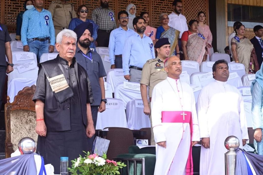 Lt Governor inaugurates annual Sports Meet of Burn Hall School at Bakshi Stadium