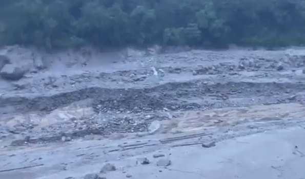 Bengal Police warns people not to touch arms & ammunition floating over river Teesta