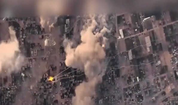 Israeli Military says launched retaliatory airstrikes after incoming Hamas missile