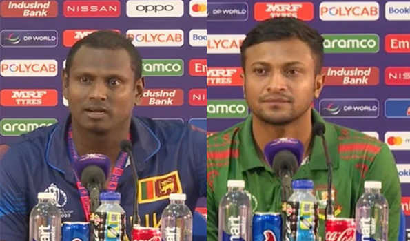 Mathews, Shakib react to controversial ‘timed out’ dismissal