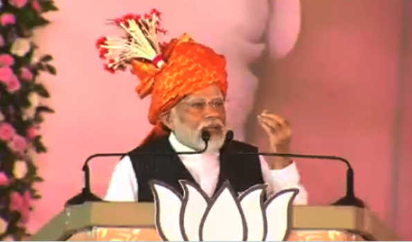 Terrorism spurted during Cong rule at Centre: Modi alleges