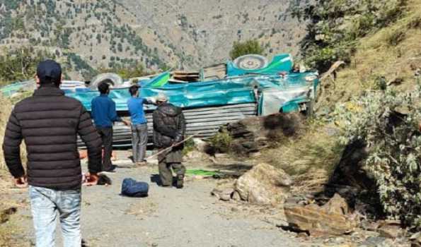 J&K : Several feared dead as bus plunges into deep gorge in Doda