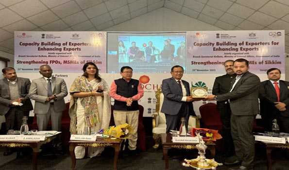 Min of state for external affairs Singh inaugurates programme for future exporters