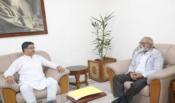 MHA NE advisor A K Mishra calls on Tripura CM