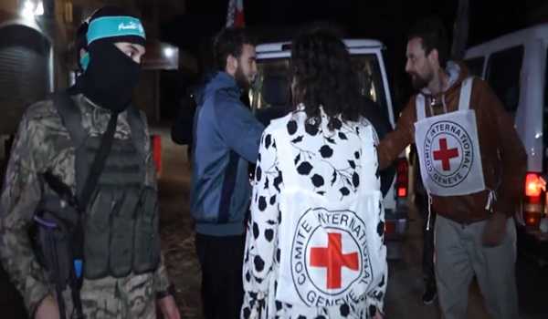 ICRC says handed over 16 hostages from Gaza to Israeli authorities