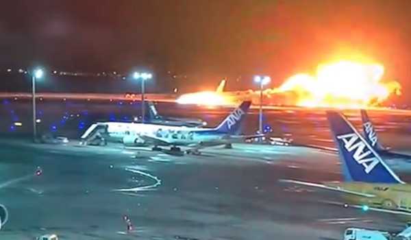 Over 300 flights canceled over Tokyo airport collision