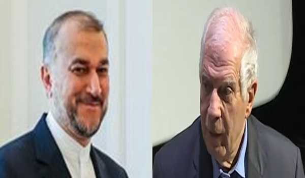 Iran’s top diplomat, Borrell discuss blasts in city of Kerman, situation in Gaza