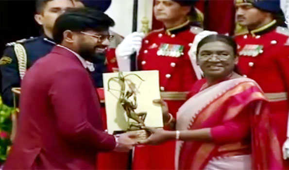 Arjuna Award to Ajay Kumar Reddy Captain of Indian Blind Cricket Team