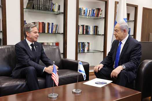 Blinken discusses Gaza conflict with Israeli officials during visit