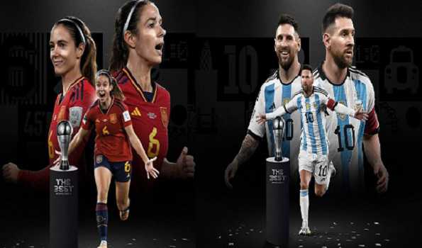 Lionel Messi & Aitana Bonmatí crowned Best FIFA Football Awards 2023