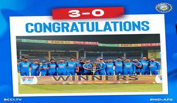 India clinch double super-over thriller, win series 3-0