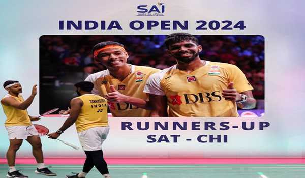 Satwik-Chirag finish runners-up in Yonex-Sunrise India Open