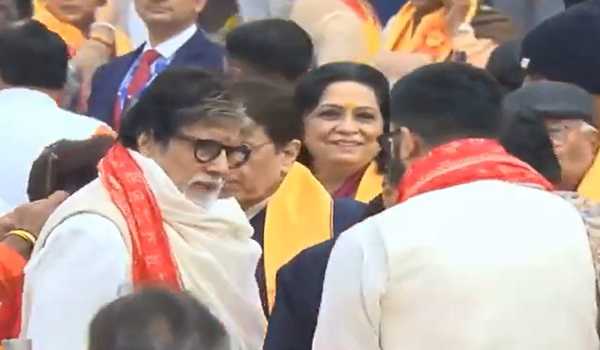 Galaxy of celebrities reach Ayodhya ahead of consecration of Ram Lalla