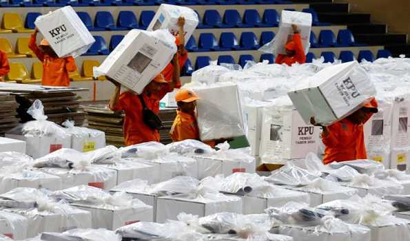 Voting For Indonesia's General Elections Concludes, Counting Starts ...