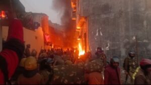 Muslim mob pelts stones, resorts to arson as illegal madrasa is demolished in Uttarakhand’s Haldwani -