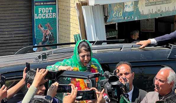 Not PDP v/s NC, but fight to take J&K’s voice to Delhi: Mehbooba